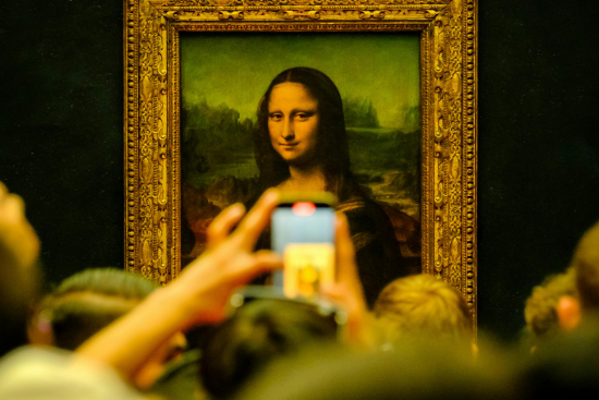 Znane obrazy: Mona Lisa w Paryżu